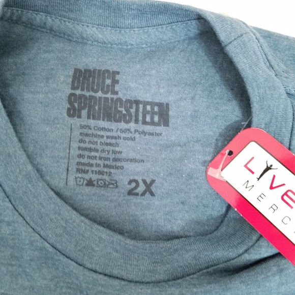 UNISEX Bruce Springsteen s/s tee XL & 2X NWT - Picture 5 of 15